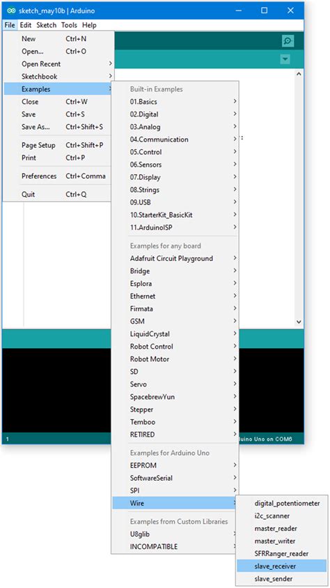 Toradh íomhá ar Arduino Uno IDE Logo