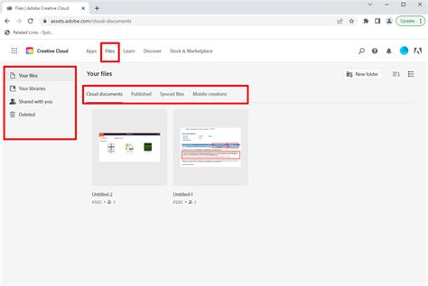 Toradh íomhá ar How to Use Adobe Cloud Storage