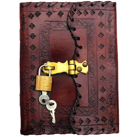 Image result for Leather Journal with Lock and Key