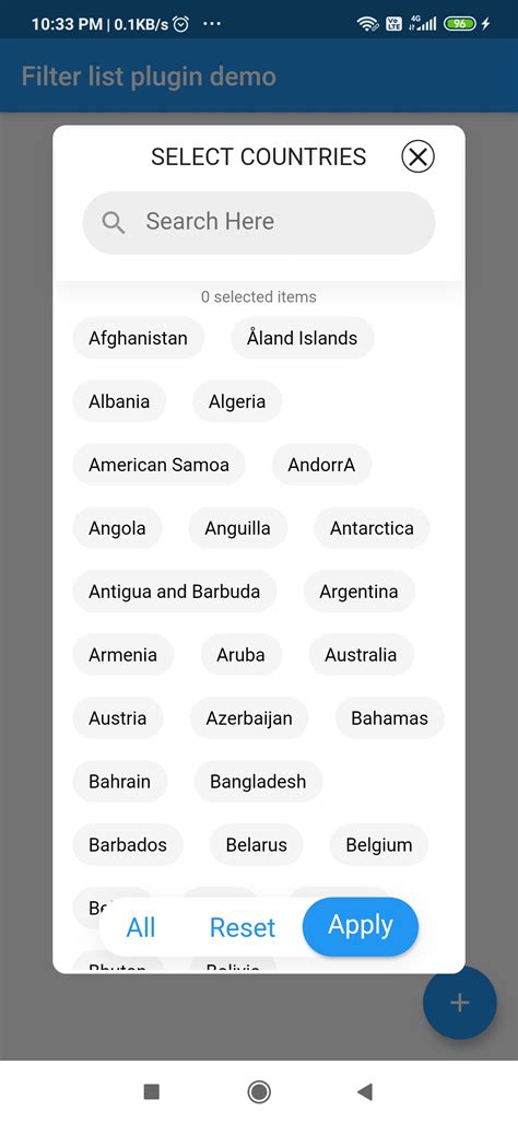 Flutter ListView Filter に対する画像結果