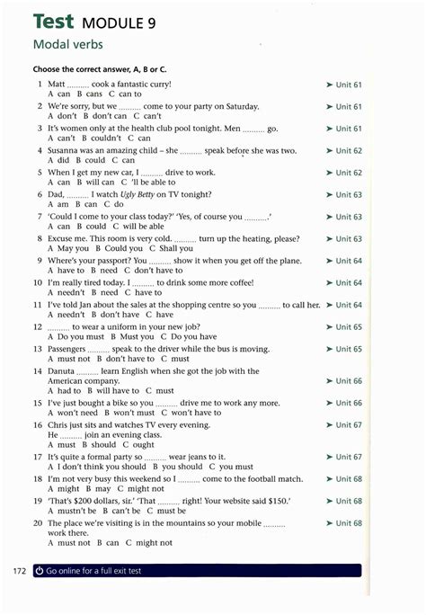 Toradh íomhá ar Module Theoretical Test