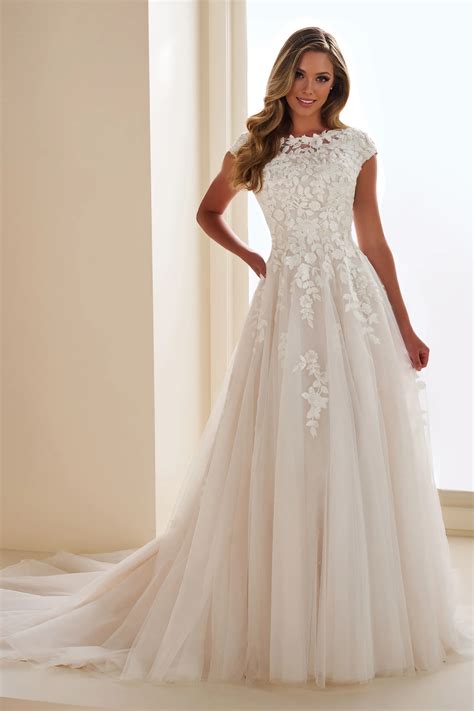 Image result for Modest Wedding Dresses Cheap Princess
