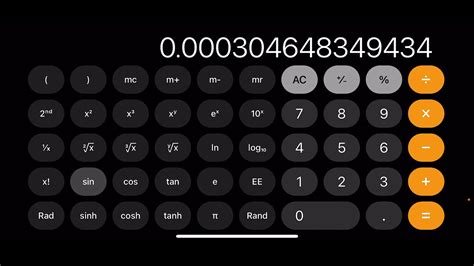 Image result for Inverse Tan On iPhone Calculator