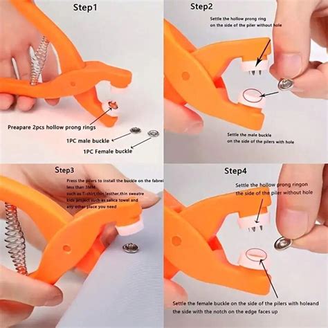 Image result for Snap Button Installation