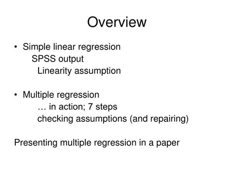 Toradh íomhá ar PowerPoint Multiple Linear Regression