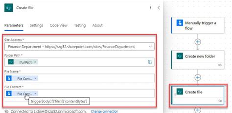 Image result for Create File SharePoint Power Automate
