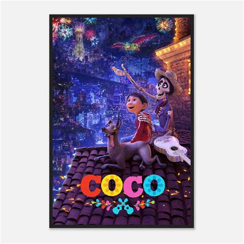 COCO Movie Poster, Coco Classic Vintage Movie Poster, - Citiesbox