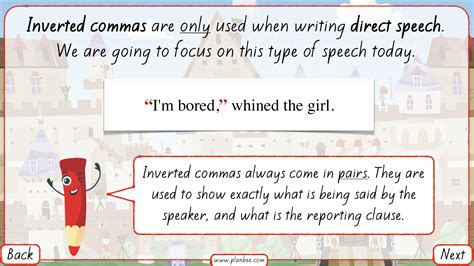 How to use inverted commas in KS2 by PlanBee
