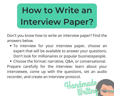 Image result for How to Write Up an Interview Article