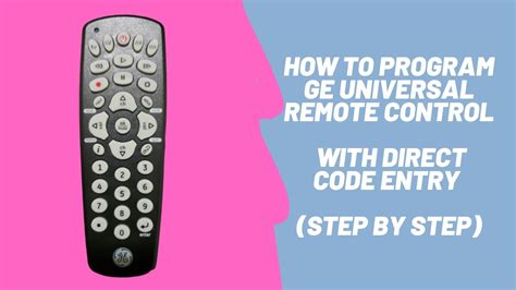 How to Program a GE Remote-க்கான படிம முடிவு