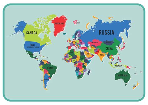 Image result for 8.5 X 11 Printable World Map