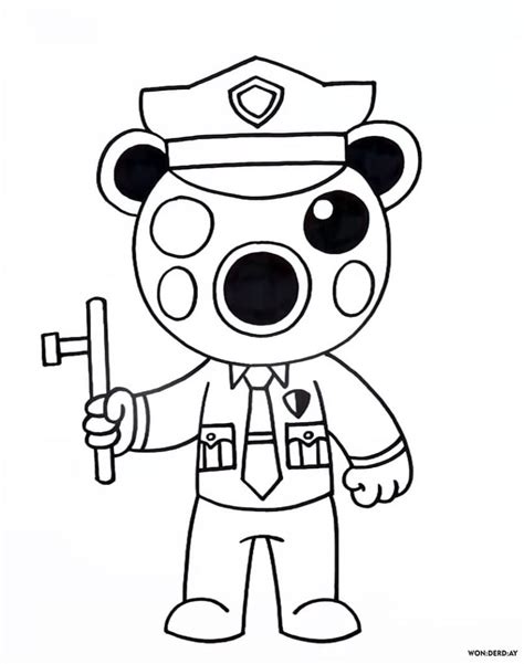 Image result for Piggy Characters Roblox Coloring