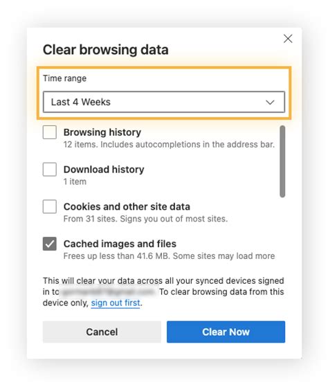 Image result for Clear Browser Cache Edge Windows 11