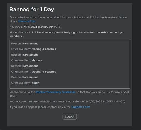 Roblox Ban Saying Hi ପାଇଁ ପ୍ରତିଛବି ଫଳାଫଳ