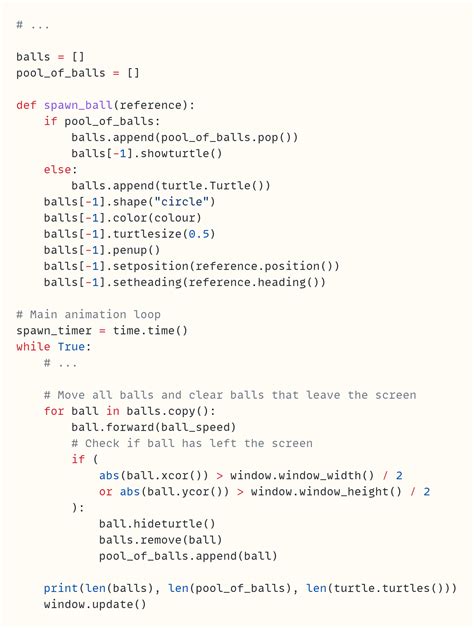 Python Turtle Uniform Linear Motion に対する画像結果