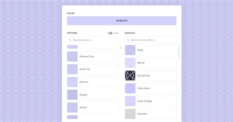 Background CSS Generator に対する画像結果