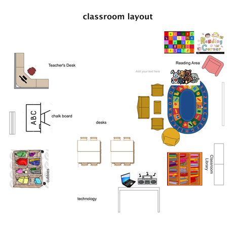 Toradh íomhá ar Classroom Layout Design Template Editable