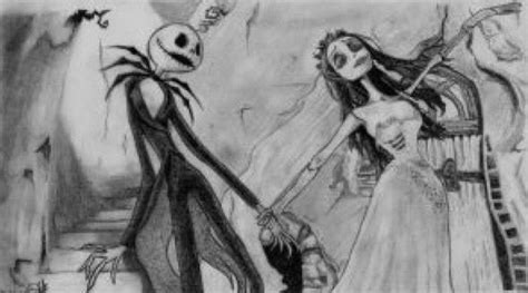 Jack Skellington and Corpse Bride Emily に対する画像結果