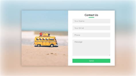 Image result for Contact Form HTML/CSS