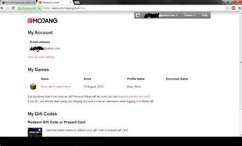 Image result for Mojang Account