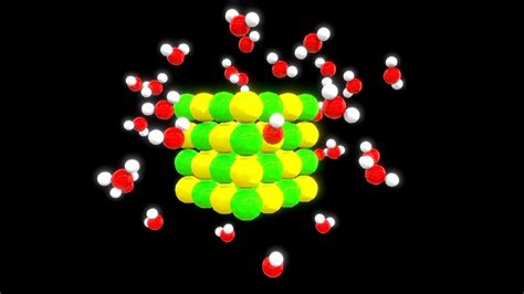 Image result for Salt Dissolving in Water in Line Graph