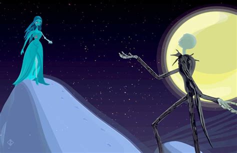 Jack Skellington and Corpse Bride Emily に対する画像結果