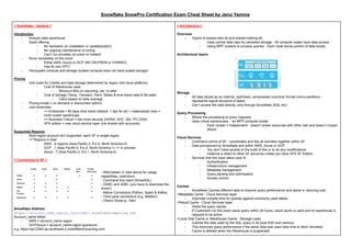 Image result for Snowflake SQL Cheat Sheet PDF