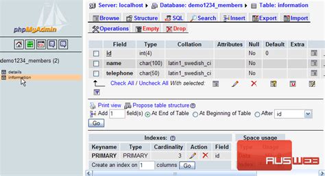 Rename Database in phpMyAdmin に対する画像結果