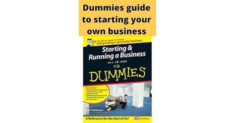 Image result for Starting a Business for Dummies