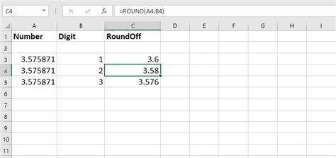 Toradh íomhá ar How to Insert Round Number in Excel