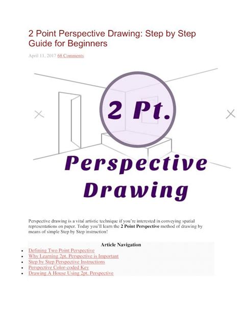 2-Point Perspective Step by Step に対する画像結果