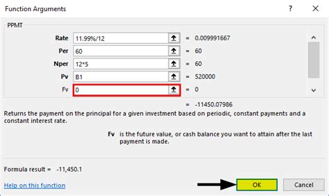 Image result for What Is the Math Beind the Ppmt Formula in Excel