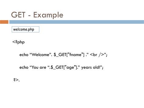 Image result for Get Method Example in PHP