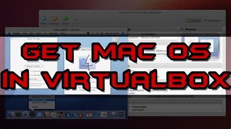 Image result for Mac OS X VirtualBox
