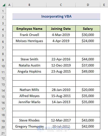 Image result for How to Insert 2 Rows After Every Row in Excel