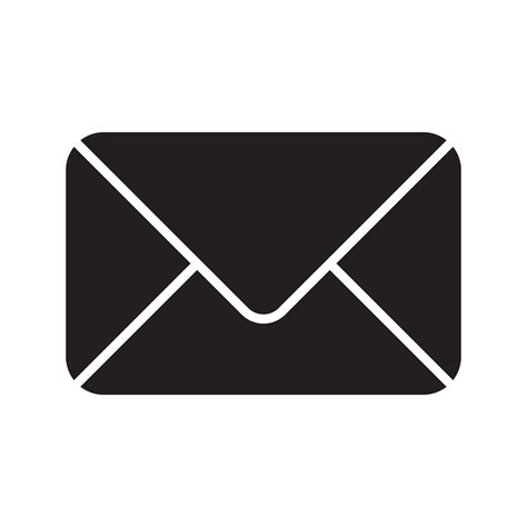 Afbeeldingsresultaten voor Email Icon Black Transparent Background