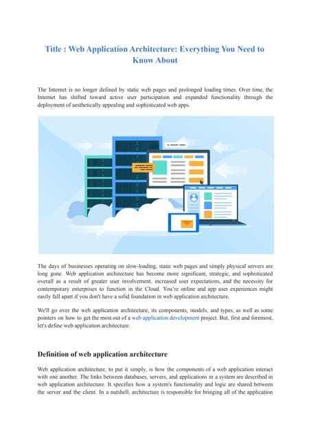 Image result for Web Application PDF