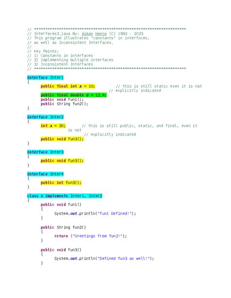 Afbeeldingsresultaten voor Interface Code Sample