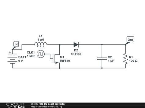 Image result for Boost Converter Project Circuit Diagram