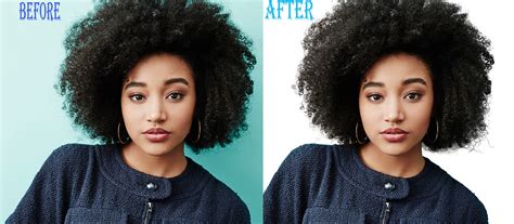 photoshop hair masking and remove background on Behance