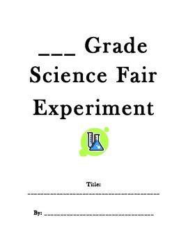 Science Fair Project Report Template に対する画像結果