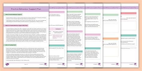 Image result for Assistive Support Plan Template for Autism