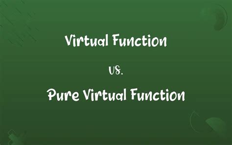 Image result for Pure Virtual Functions Purpose
