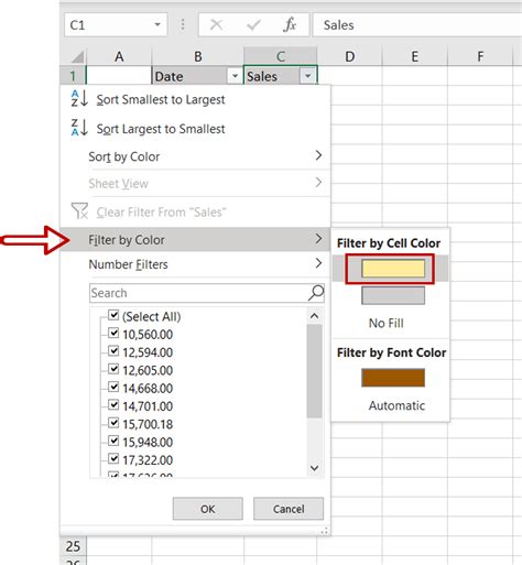 Image result for Excel Sum by Color Cells