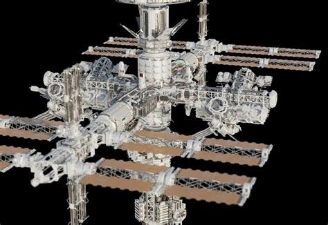 Image result for Damaged Space Station 3D Model