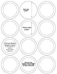 Toradh íomhá ar 2.25 Inch Button Template