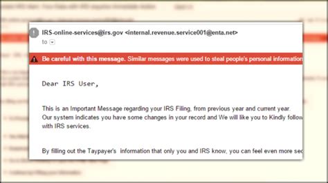 Image result for IRS Scam Email