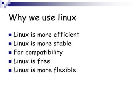 Toradh íomhá ar Why We Use Linux OS