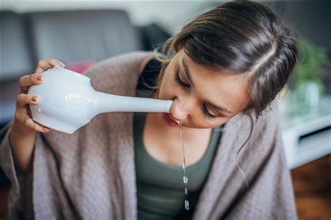 Image result for Using a Neti Pot