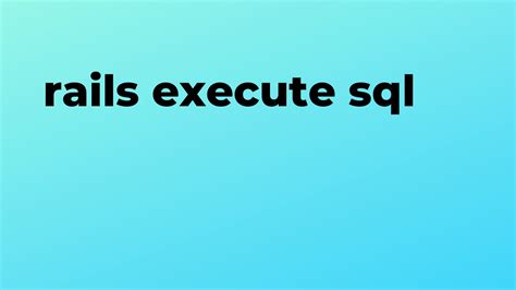 Toradh íomhá ar SQL Execute Order